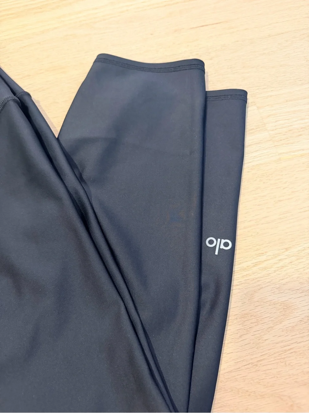 Alo cropped Black High-Rise Leggings